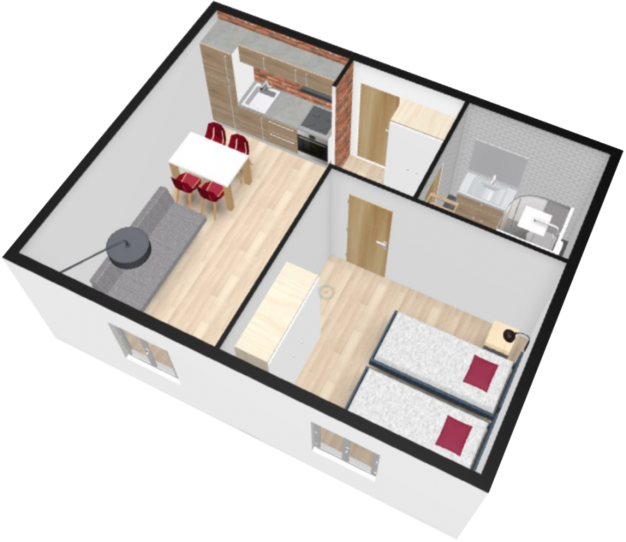 Apartment floor plan: Twin Riesling