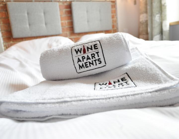 Wine Apartments towels
